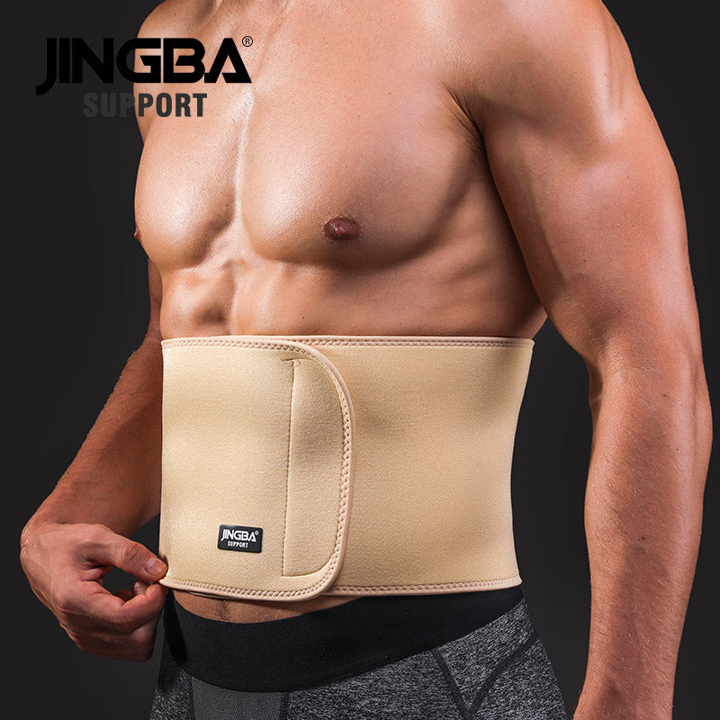 JINGBA OEM Sports Waist Support Belt Brace for Women Men Running Cycling Basketball Mountaineering Weightlifting in Stock