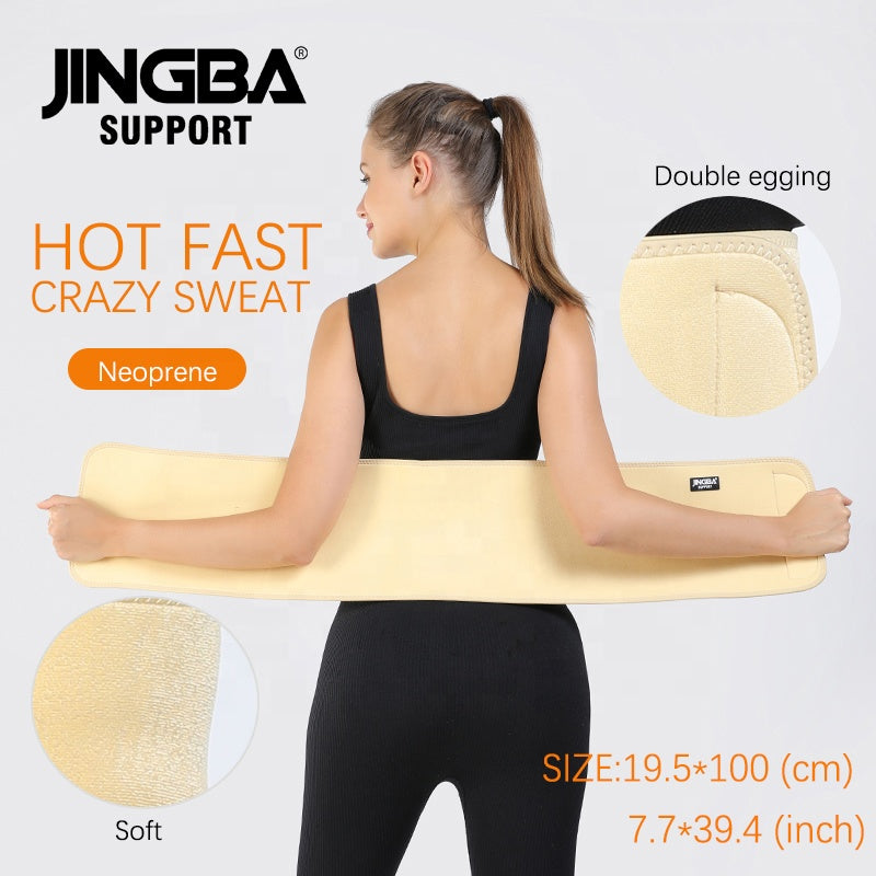 JINGBA OEM Sports Waist Support Belt Brace for Women Men Running Cycling Basketball Mountaineering Weightlifting in Stock