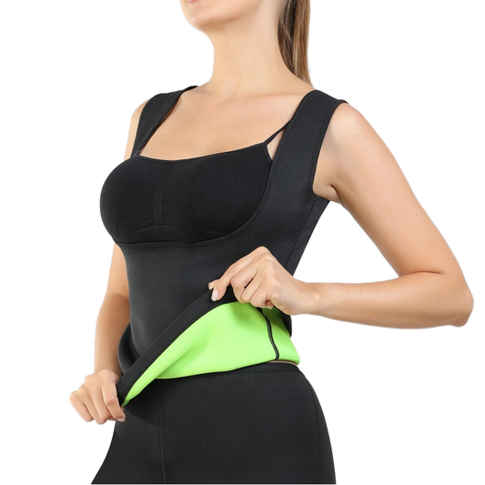 JINGBA Professional Unisex Neoprene Sweat Vest Waist Sweating Sauna Shaper Sauna Suit for Lose Weight Sports